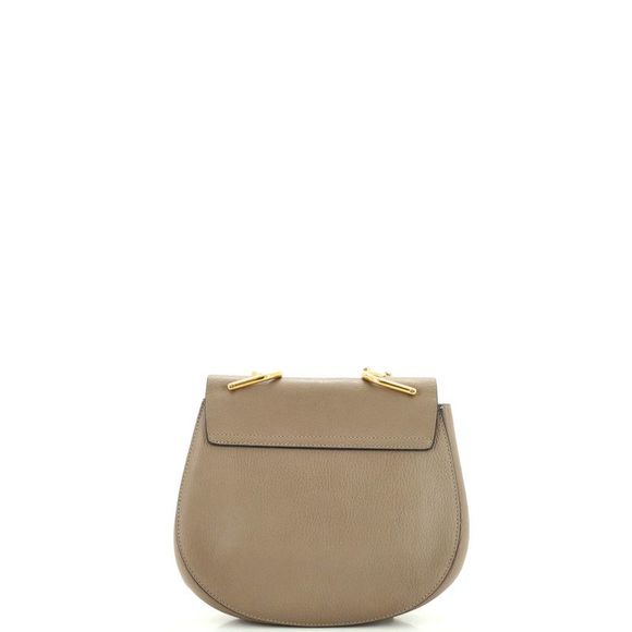 Chloe Drew Crossbody Bag Leather Small Neutral - Picture 3 of 7